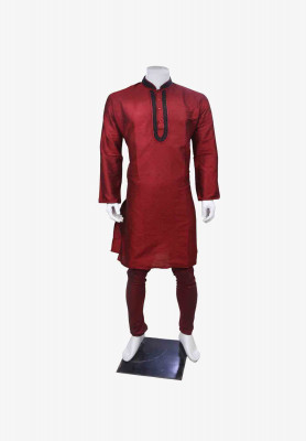 Maroon Chosa Panjabi