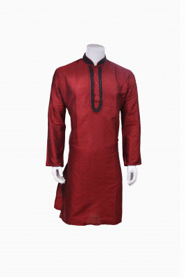 Maroon Chosa Panjabi
