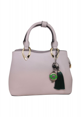 Off White Artifical Leather Ladies Bag