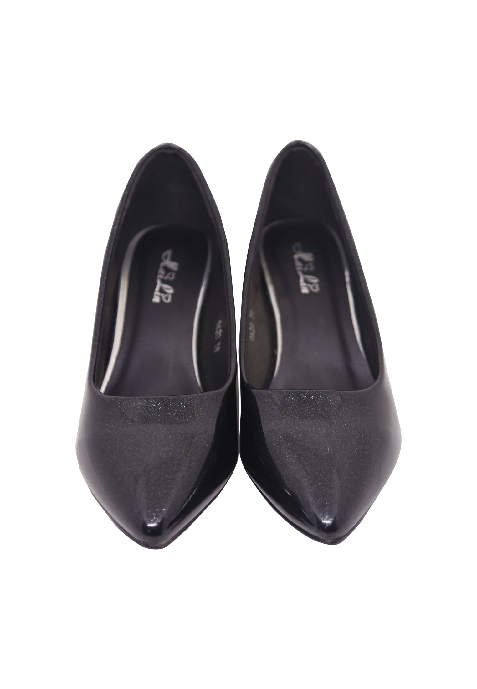 Black Glass Cut Shoe