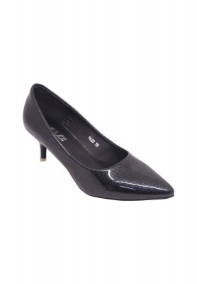 Black Glass Cut Shoe