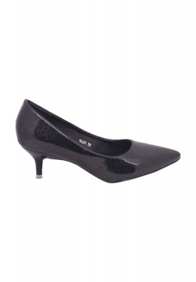 Black Glass Cut Shoe