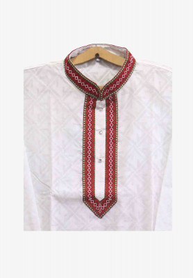 Embroidered Cotton Panjabi