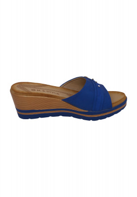 Blue Colored Dose heel  