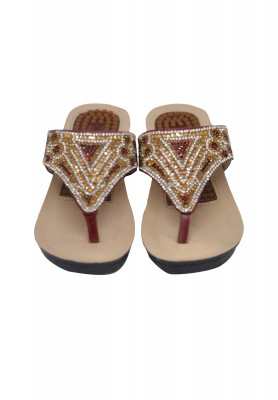 Maroon Colored Dose heel 