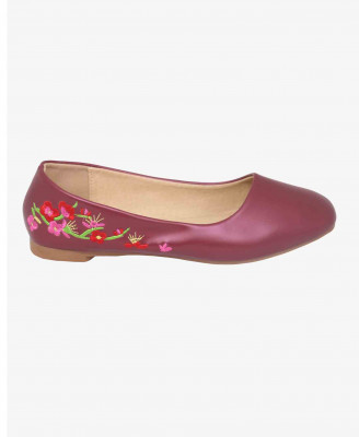 Maroon Colored Pump Shoe for Women