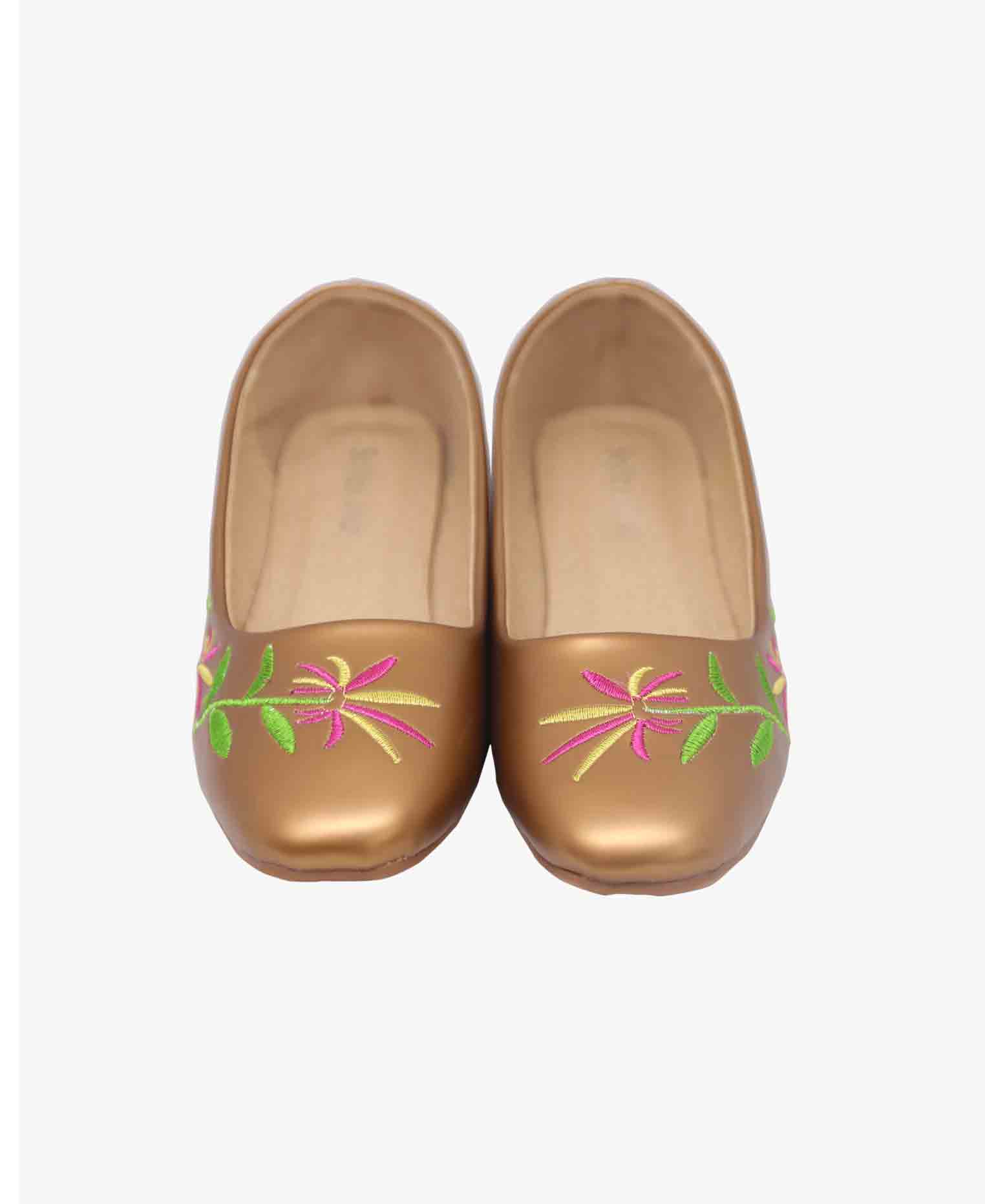Golden Colored Pump Shoe for Women