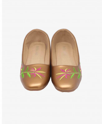 Golden Colored Pump Shoe for Women