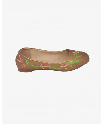 Golden Colored Pump Shoe for Women