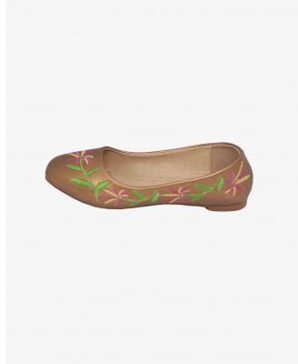 Golden Colored Pump Shoe for Women