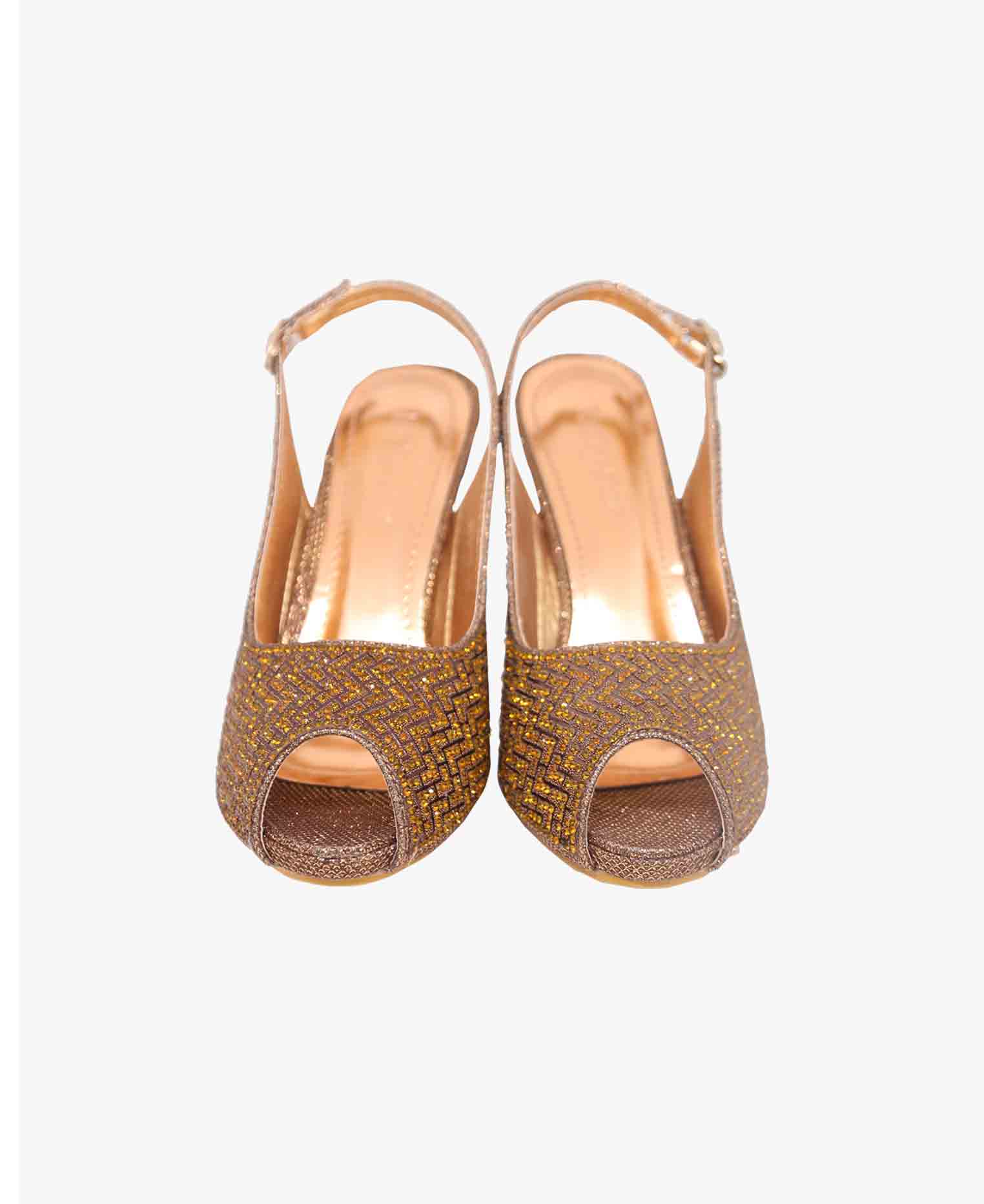 Copper Colored Chinese Pencil Heel