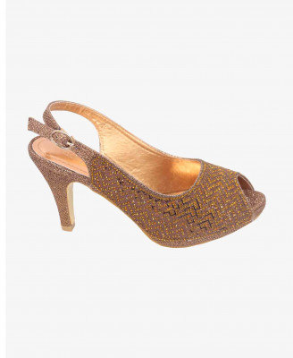 Copper Colored Chinese Pencil Heel