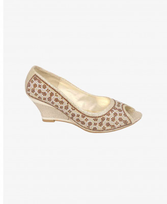 Silver and Golden Colored Chinese Box Heel