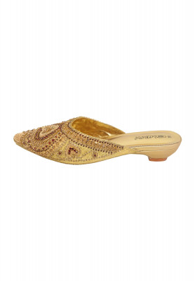 Ladies Special Stone Karchupi Maroon Nagra