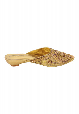 Ladies Special Stone Karchupi Maroon Nagra
