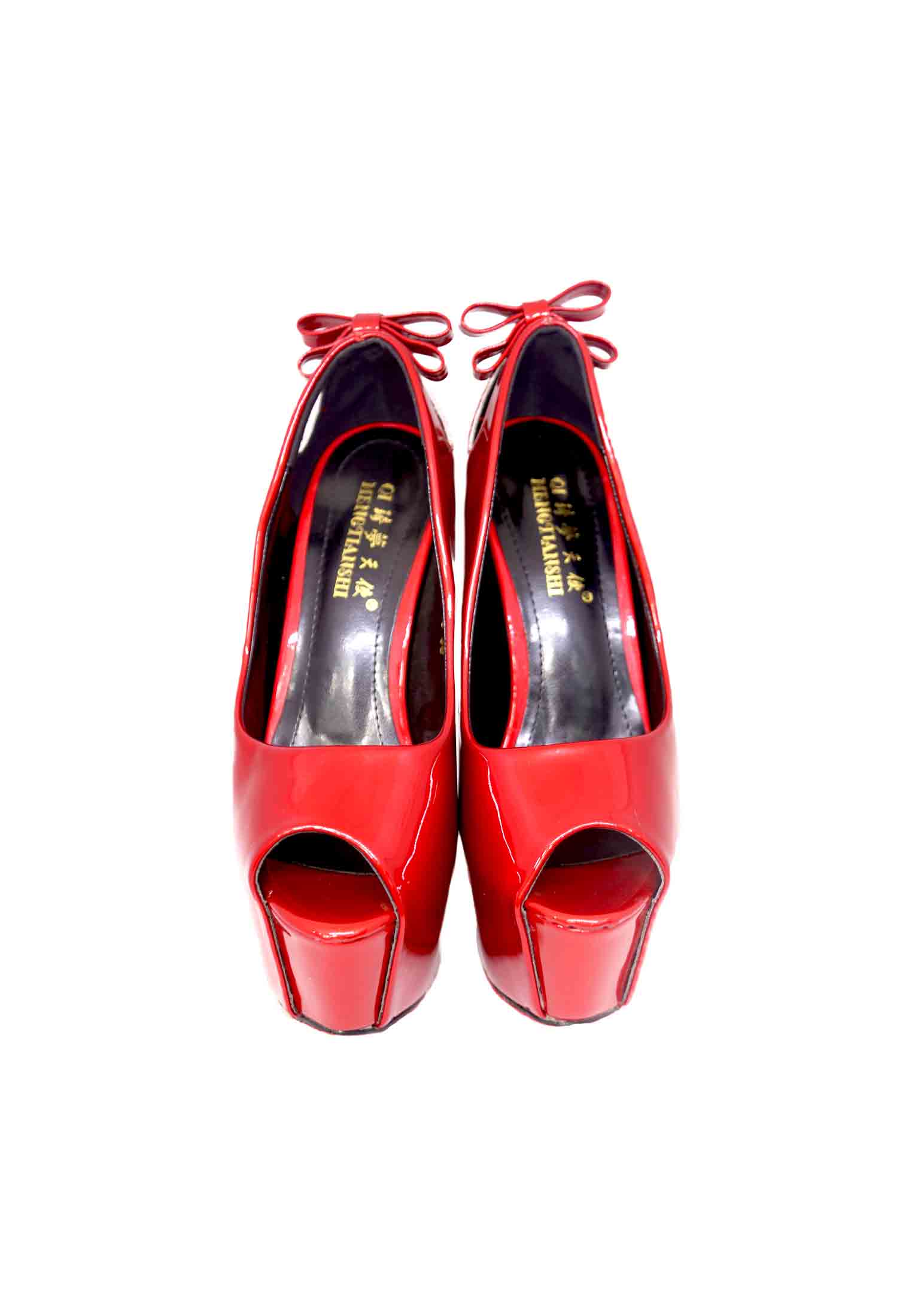 Red High Pencil Heel 