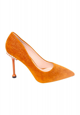 Orange Shade High Pencil Heel