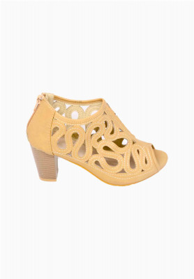 Artificial Leather Box heel 