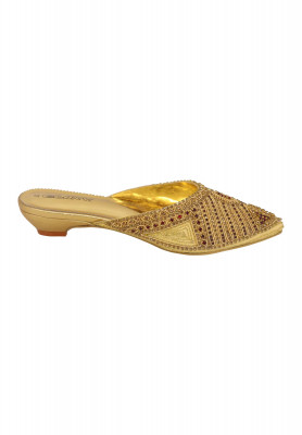 Ladies Special Stone Karchupi Golden Nagra