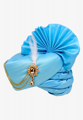 Paste colored Silk Pagri