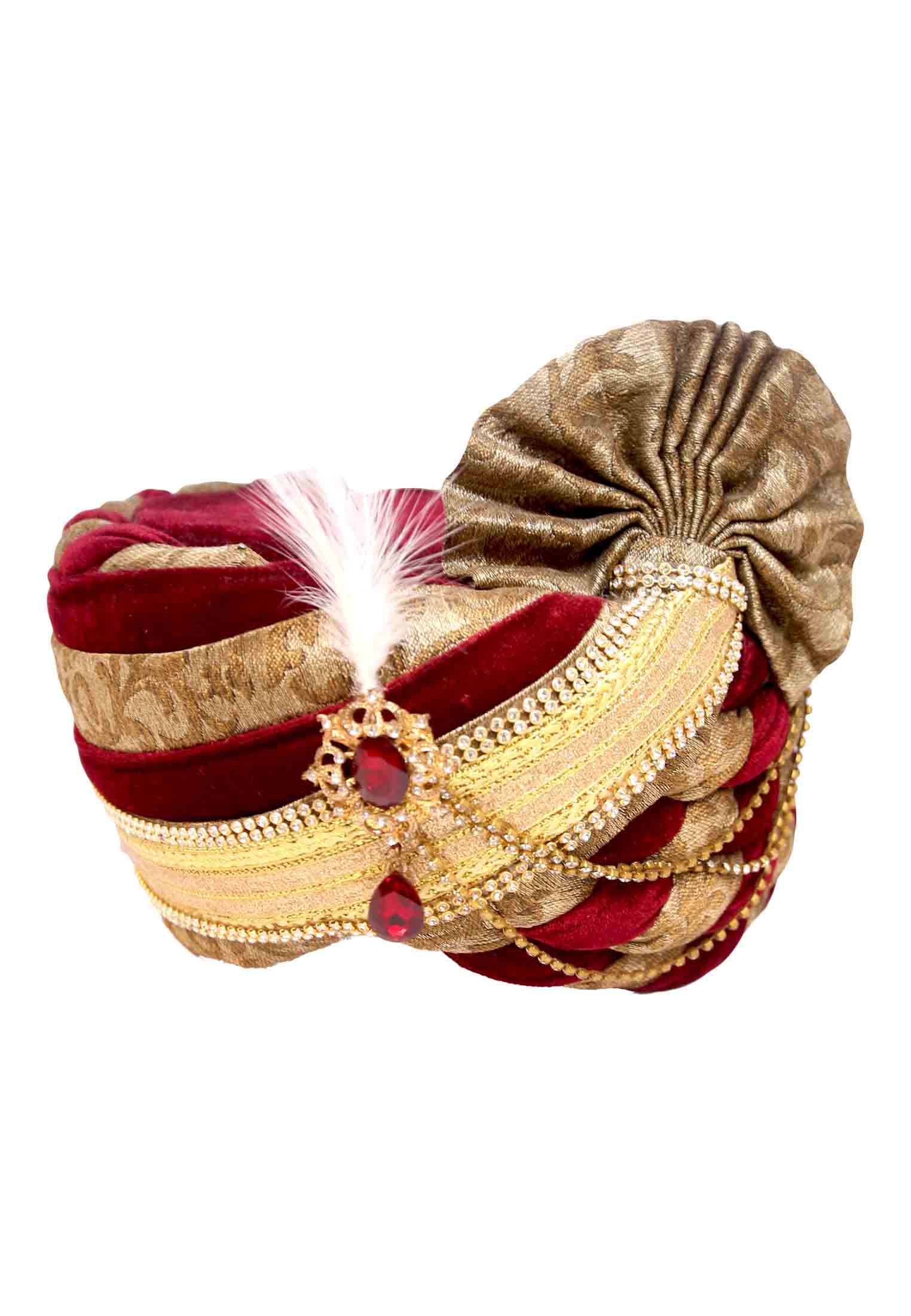Mixed Colored Wedding Pagri for Men