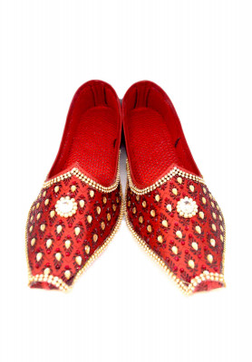 Maroon Pakistani Katan Nagra