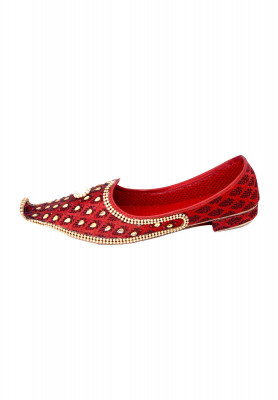 Maroon Pakistani Katan Nagra