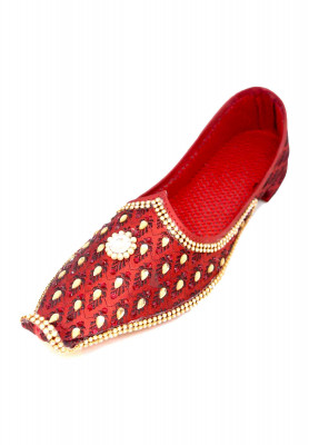 Maroon Pakistani Katan Nagra
