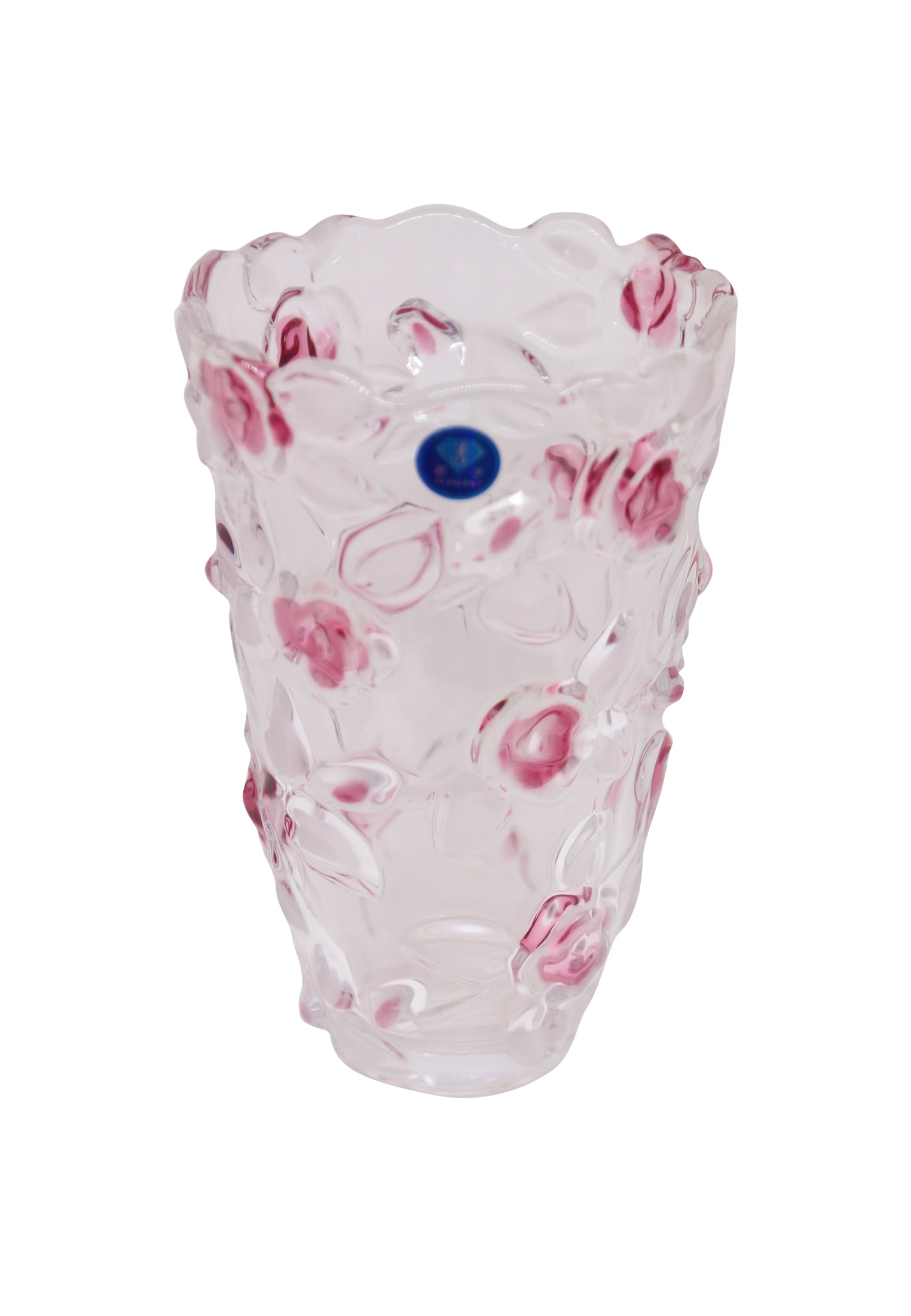 White and Pink Flower Vase