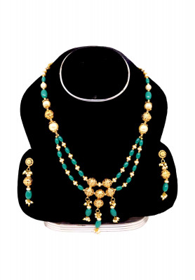 V Shaped Joypuri Necklace Set