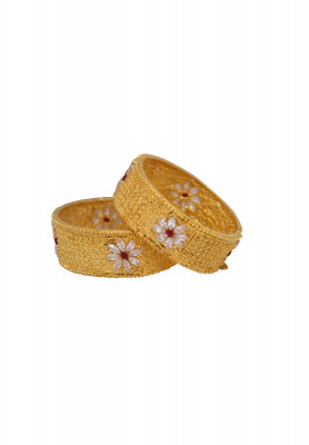 Round Shape weeding Gold plated Chur  