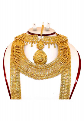 Solid Gold Platted Sita belt set 