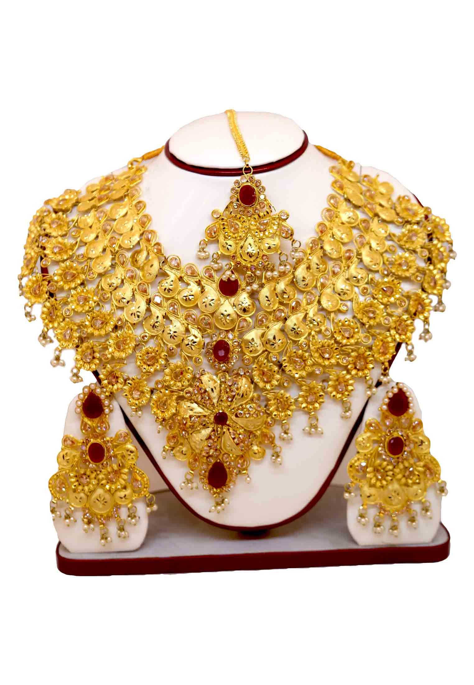 12 Vori Large Jarwa Necklace