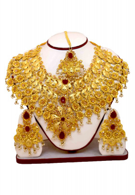 12 Vori Large Jarwa Necklace