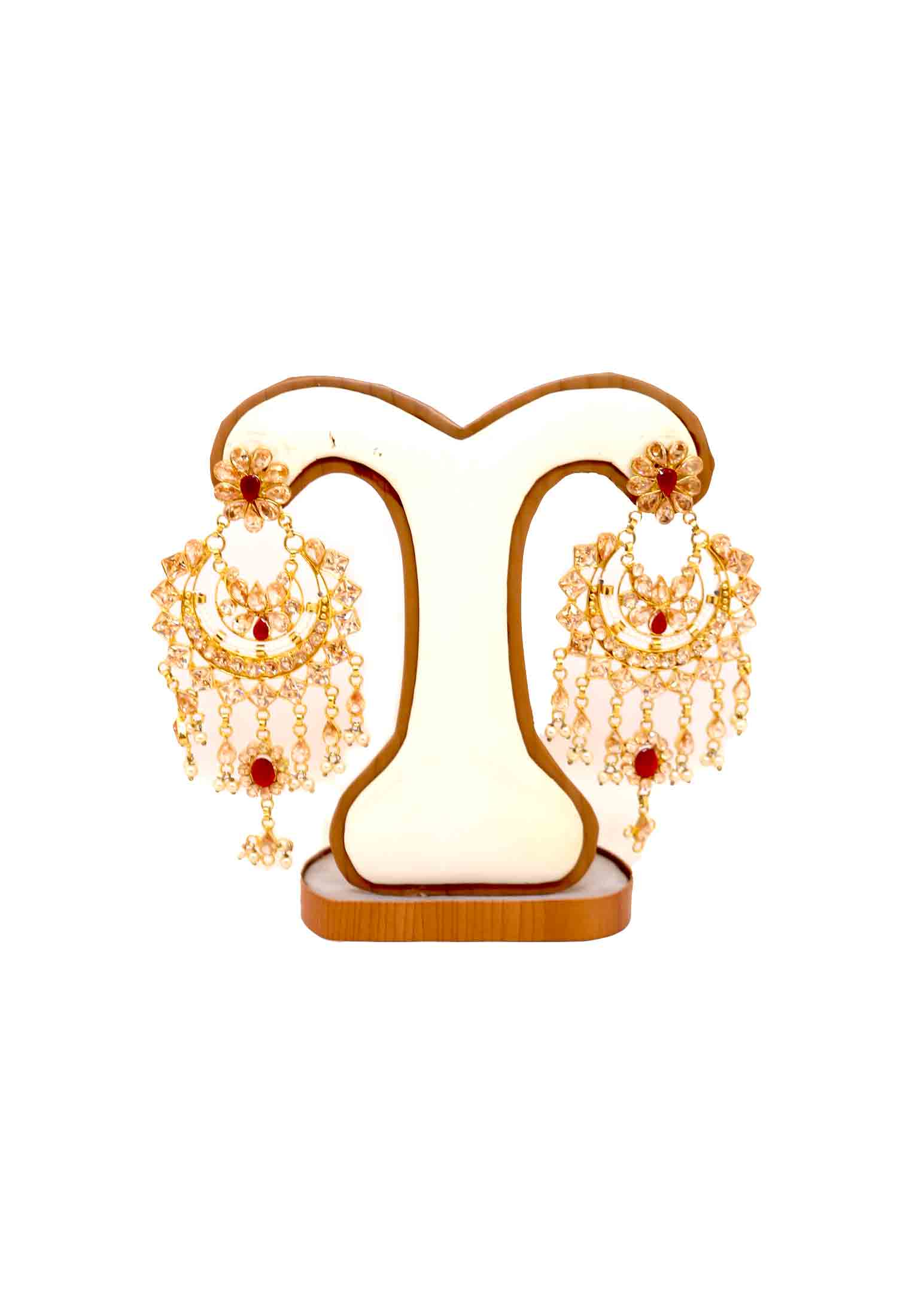 Big Gold Plated Earring
