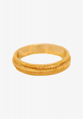 Round shape gold plate Bouti Chur 