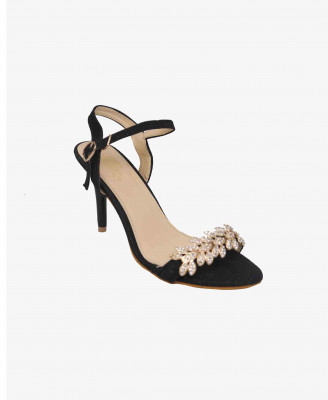Artificial leather High pencil heel  