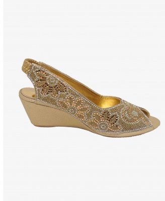 Artificial Leather Dose balance heel  