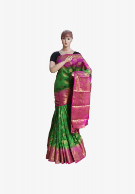 Indian katan with blouse.