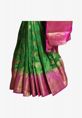 Indian katan with blouse.