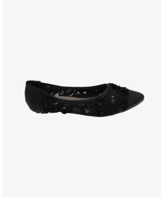 Black Net Work Party Shoe 