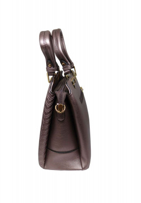 Silver artificial leather Party bag 