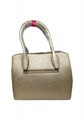 Golden artificial leather Party bag 