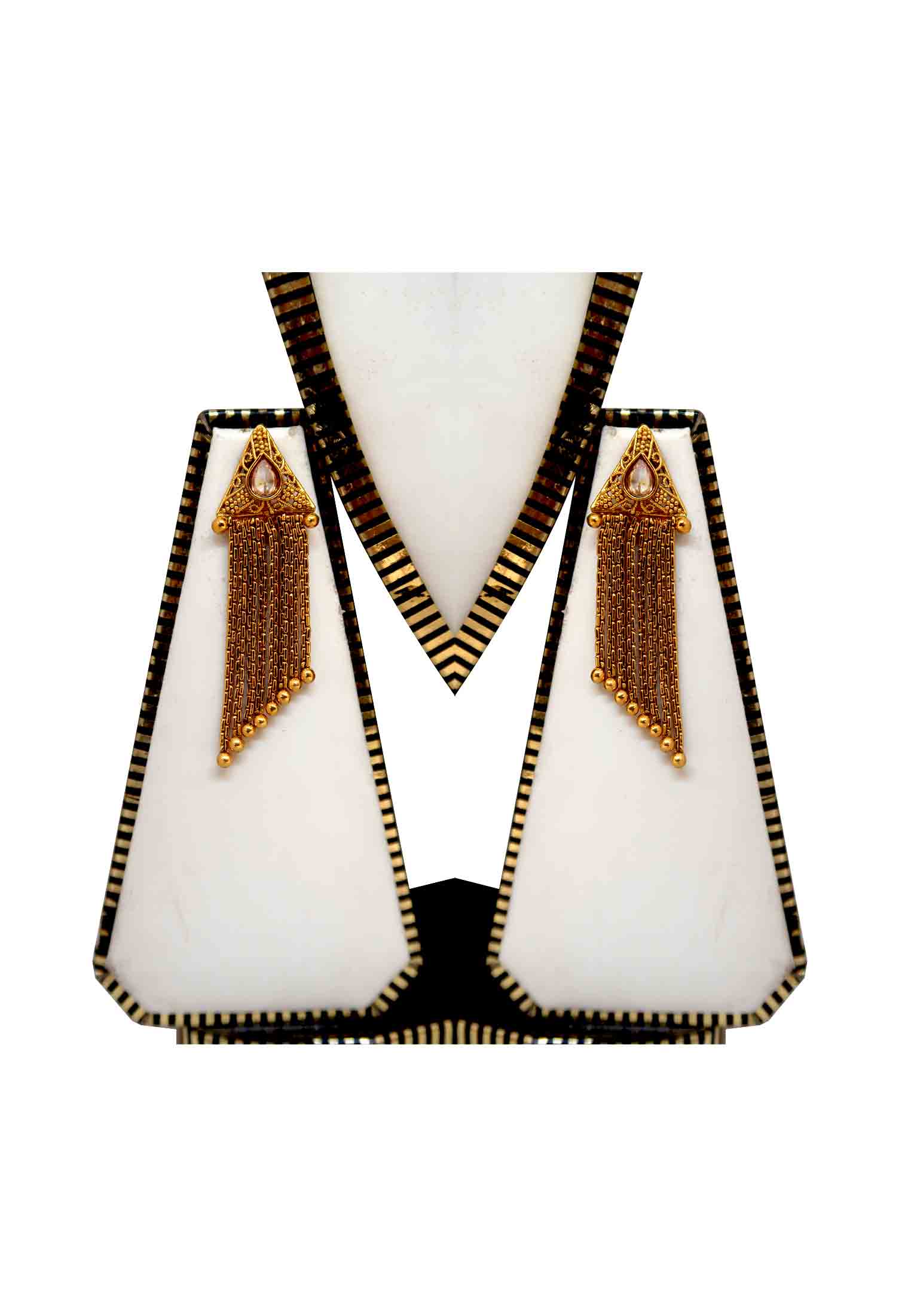 Indian Metal Long sita set   