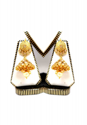 Indian joypuri Seta set with short kontho  and ear ring  