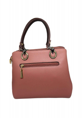 Pink artificial leather china Party bag