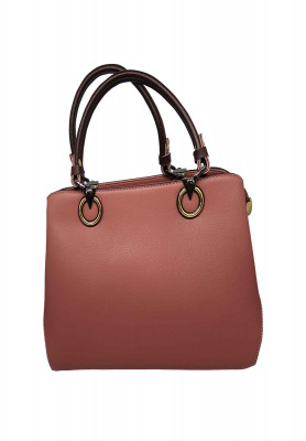 Pink artificial leather china Party bag