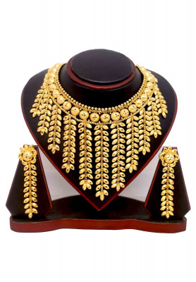 Gold Plated Necklace Set