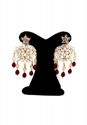 White Color Ear Rings