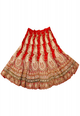 Red  Indian Lehenga